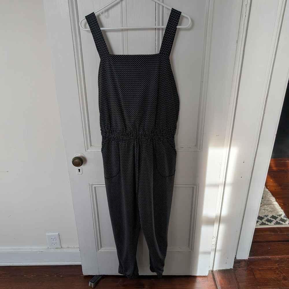 Albion Dark Patterned Jumpsuit